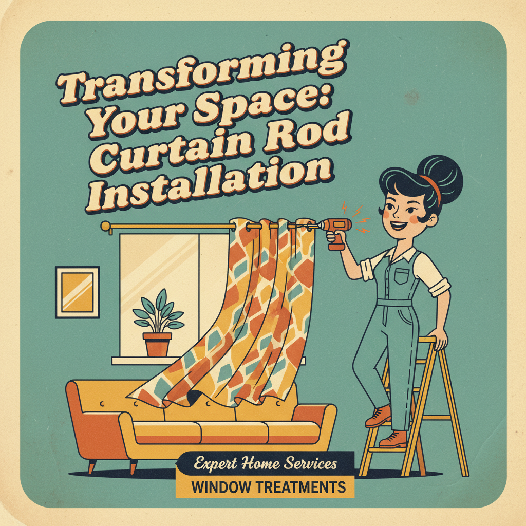 Transforming Your Space: Curtain Rod Installation