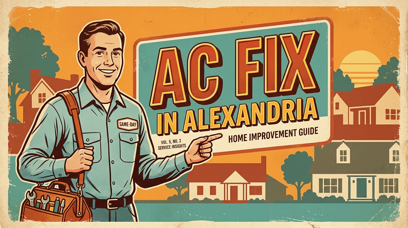 Same-Day AC Fix in Alexandria